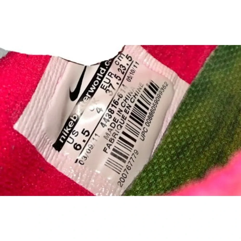 Nike Free Run 2 Pink Blue Mesh Running Shoes 443816-614 Womens 6.5